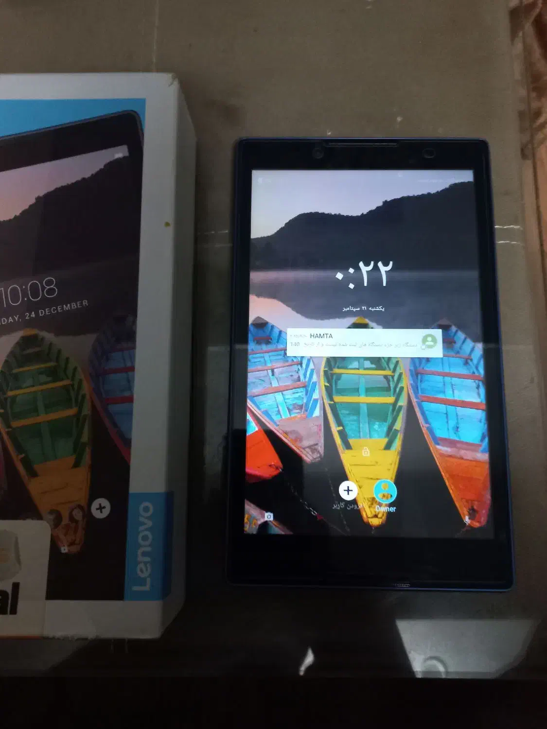 تبلت لنوو ۸ tab3اینچ|تبلت|قائم‌شهر, |دیوار