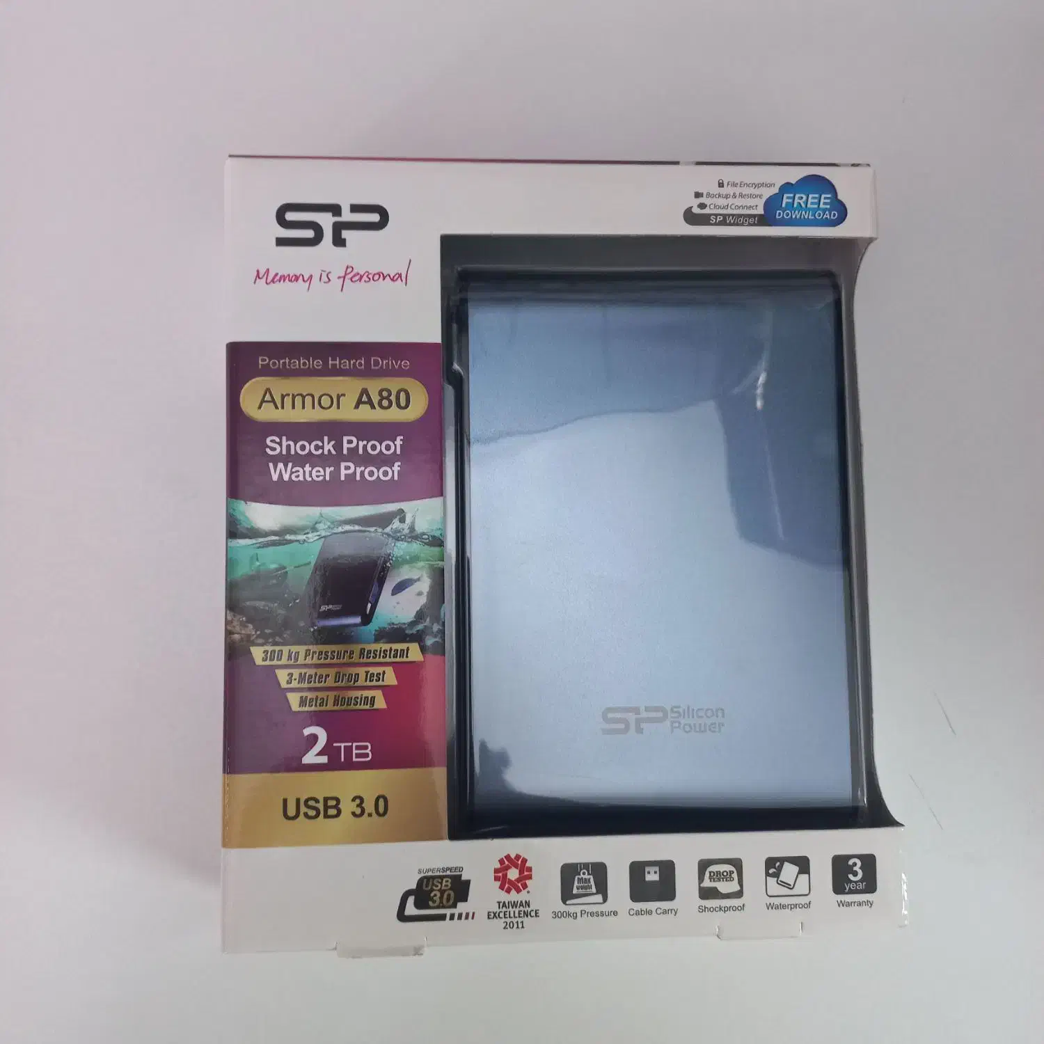 هارد اکسترنال سیلیکون پاور ۲ ترا Armor A80|قطعات و لوازم جانبی رایانه|فردیس, شهرک ارم|دیوار