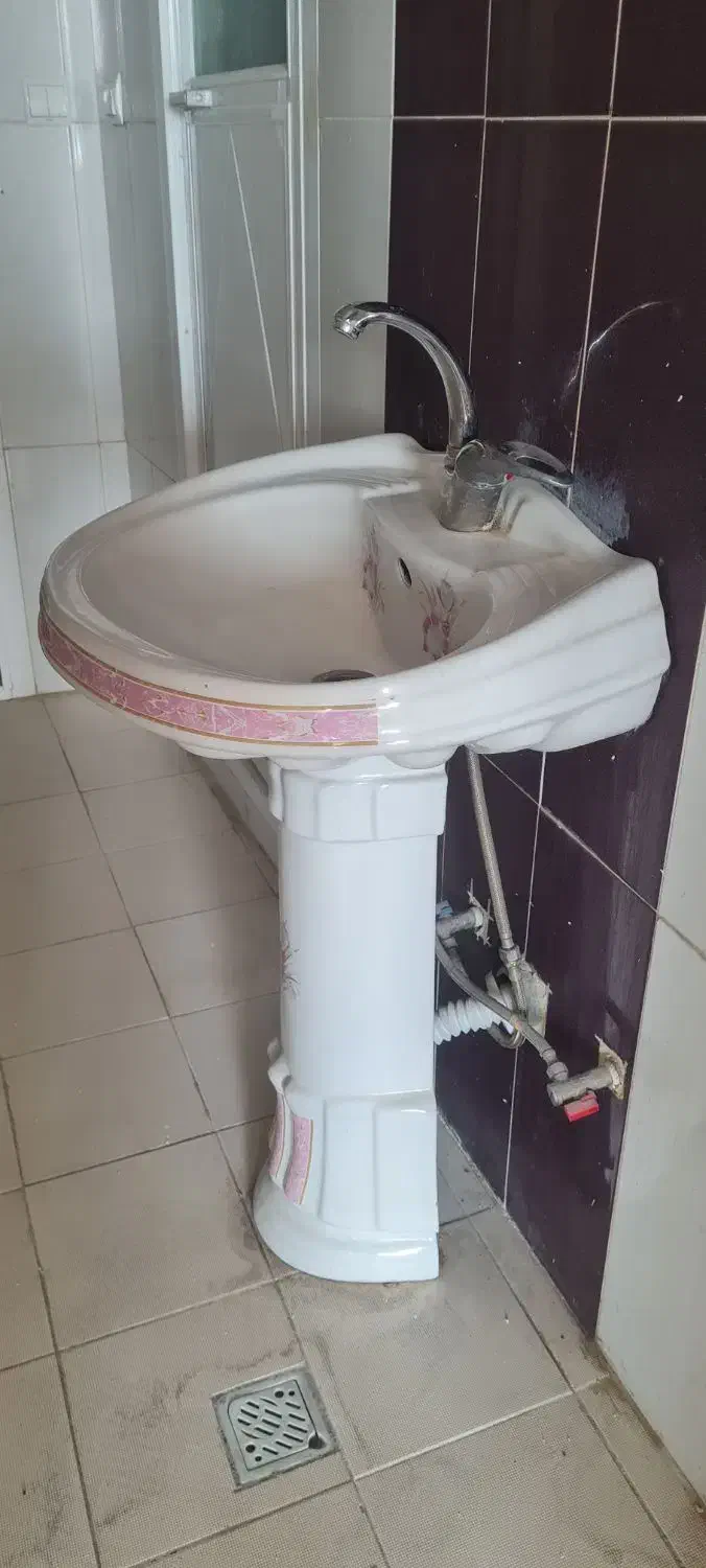 فروش روشویی نو همراه با شیر استیل|لوازم سرویس بهداشتی|عجب شیر, |دیوار