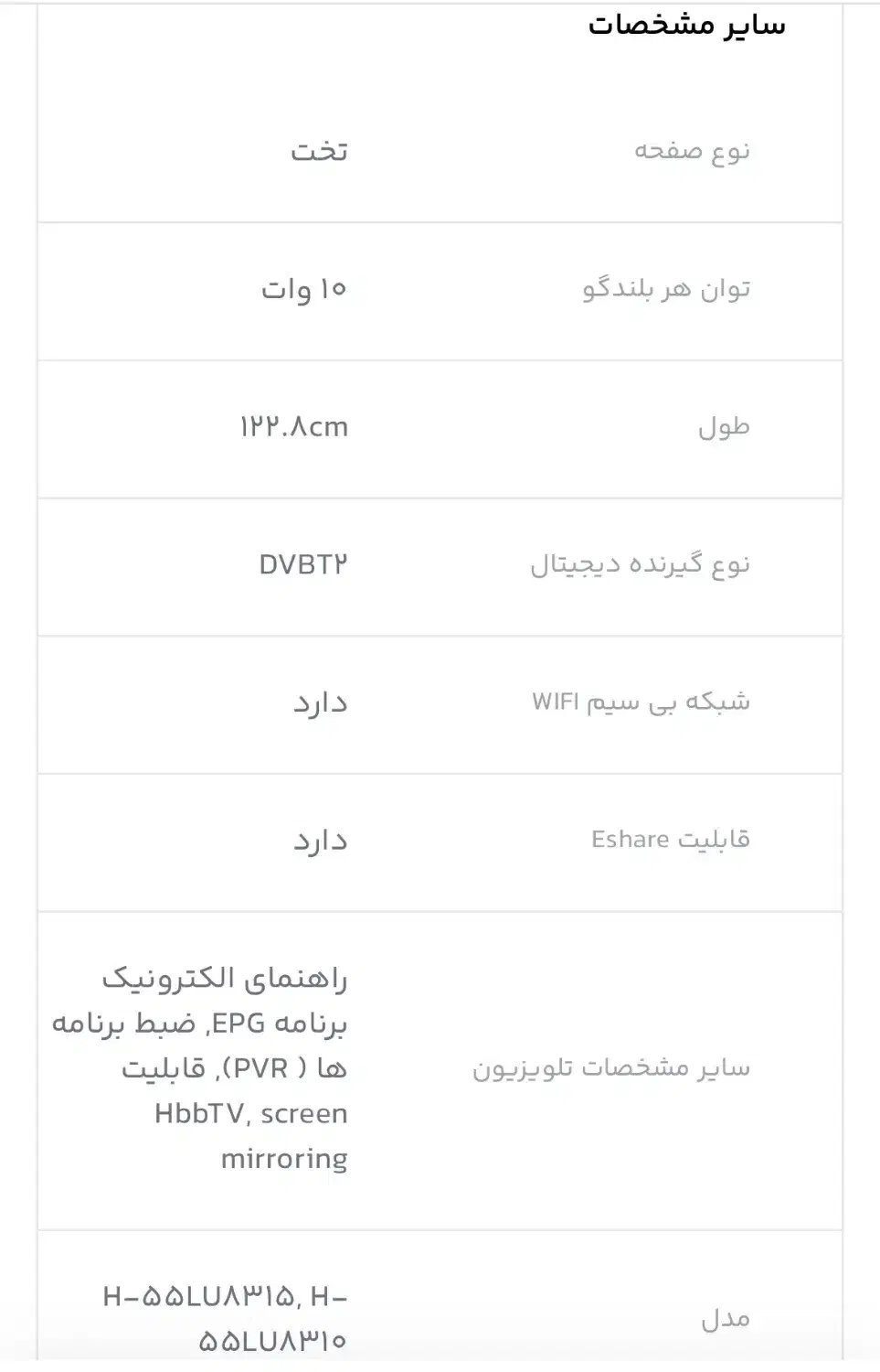 تلوزیون هوریون نو|تلویزیون و پروژکتور|چالوس, |دیوار