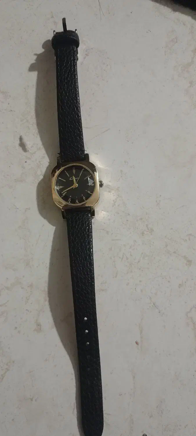 ساعت بند چرم مشکی سالم ،زنانه|ساعت|پاکدشت, پاکدشت (مامازند)|دیوار