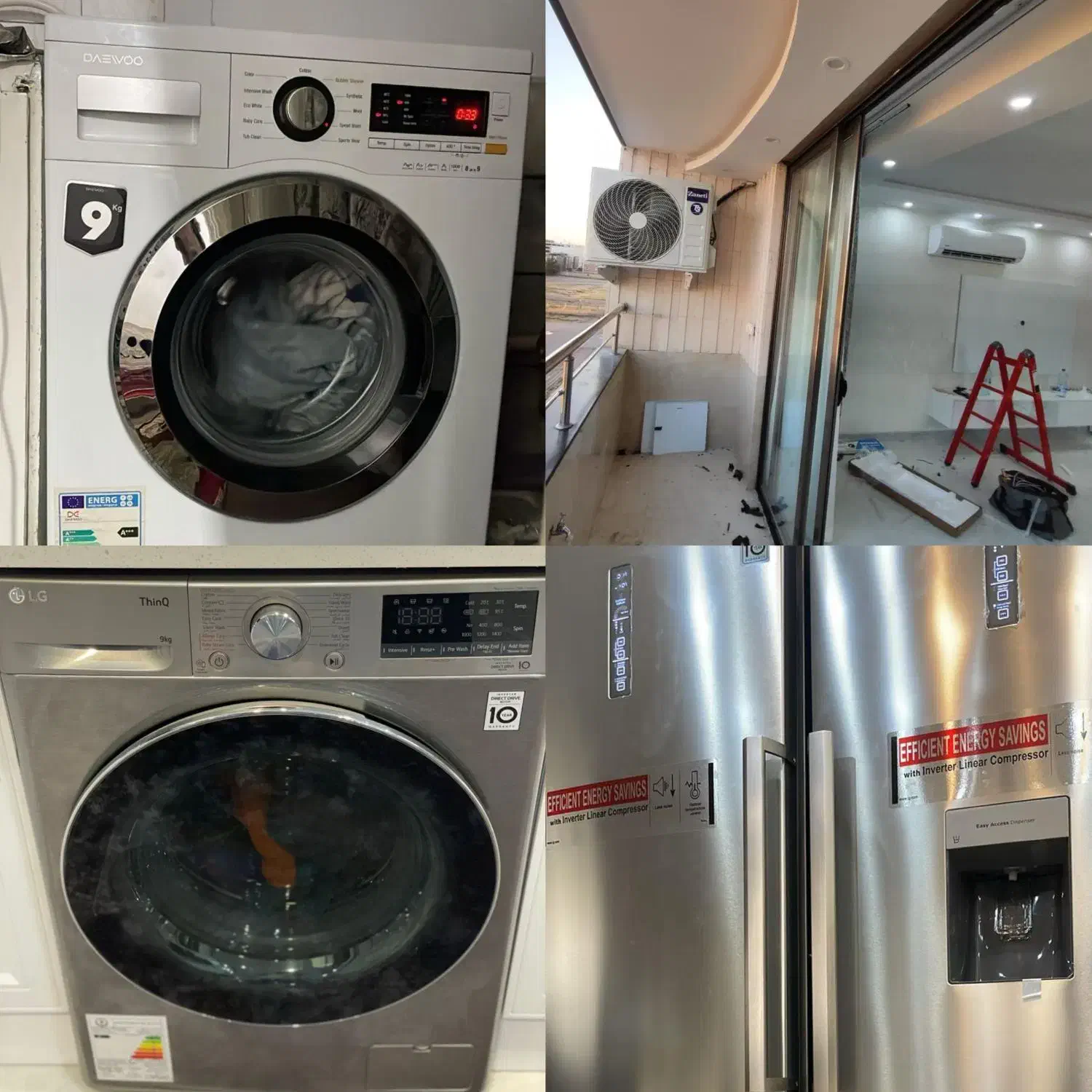 خدمات نصب کولرگازی(اسپلیت) لباسشویی ظرفشویی سایدTV|خدمات پیشه و مهارت|اصفهان, باغ گلها|دیوار