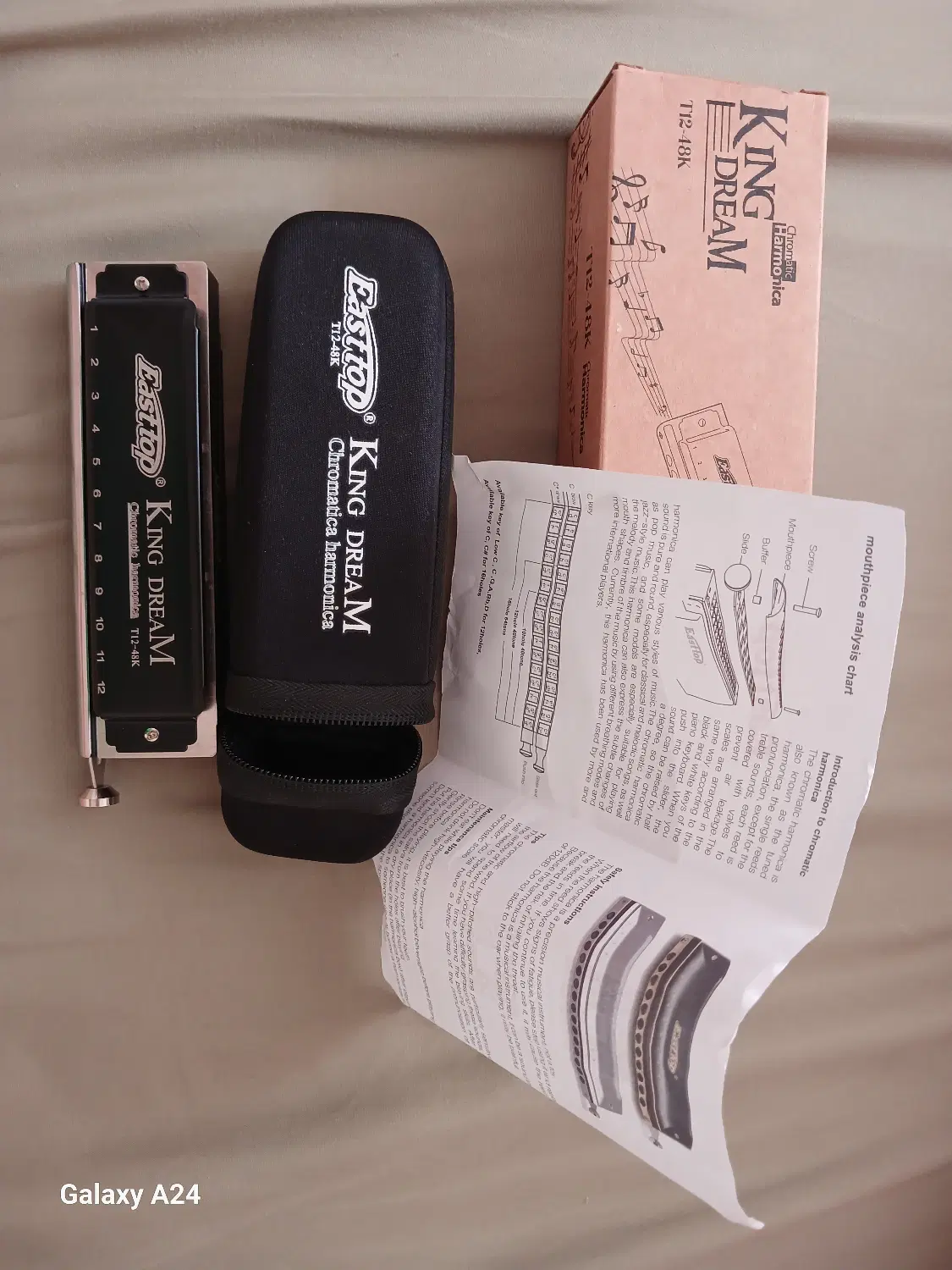 ساز دهنی کروماتیک Easttop King Dream T12-48K اصل|سازهای بادی|تهران, یوسفآباد|دیوار