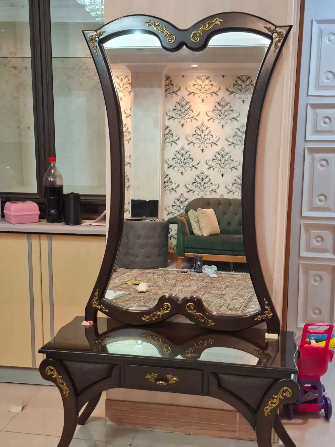 آینه کنسول|آینه|مهاباد (آذربایجان غربی), |دیوار