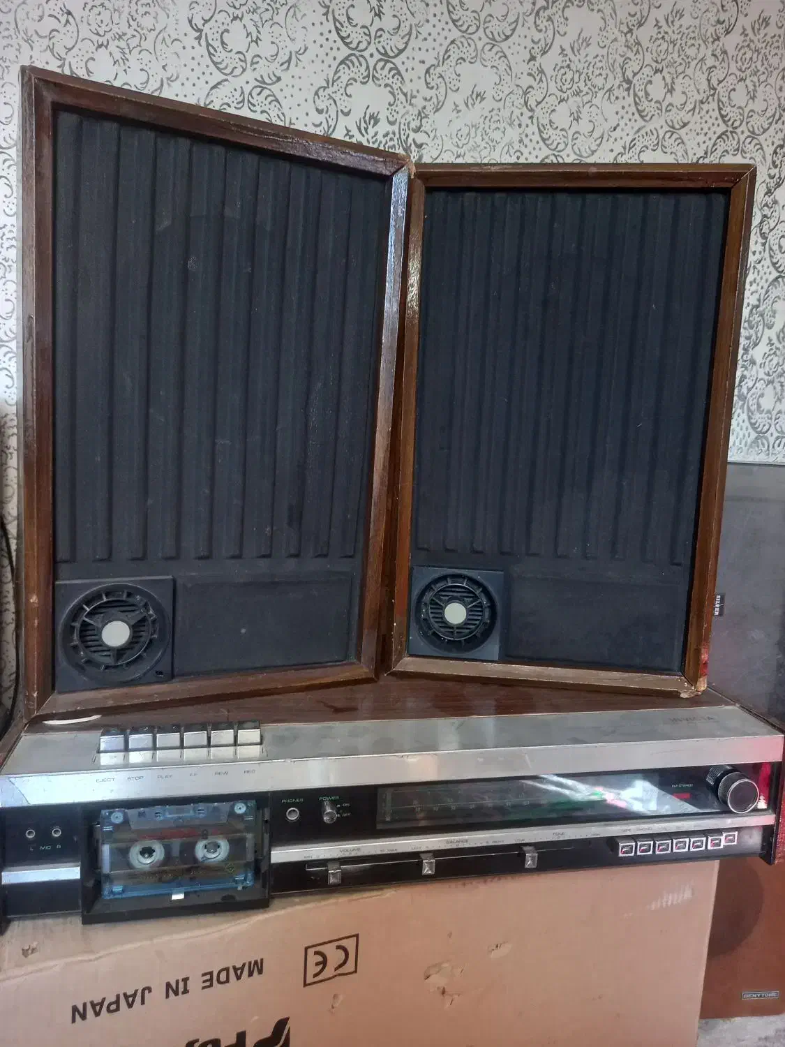 استریو قدیمی ضبط طبقاتی و ریل و گرام ۳کاره و باند|کلکسیون اشیاء عتیقه|مشهد, دوست آباد|دیوار