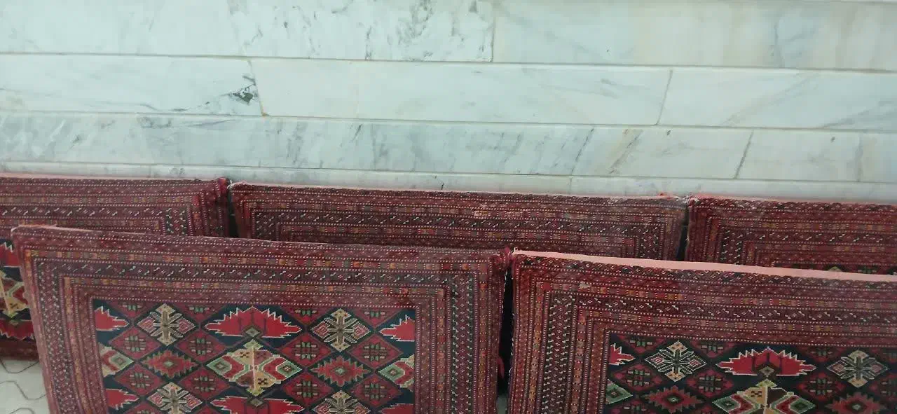 پشتی دست باف ترکمن|پشتی|قم, نیروگاه|دیوار