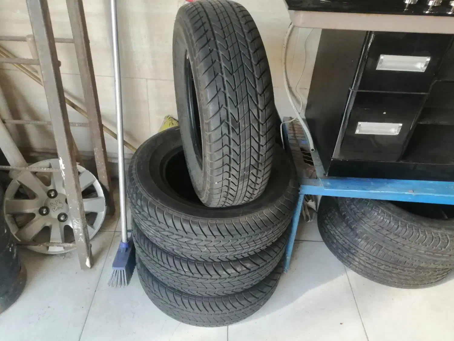 چهارحلقه لاستیک 185 70 13ژاپنی|قطعات یدکی و لوازم جانبی|قدس, شهر‌قدس|دیوار