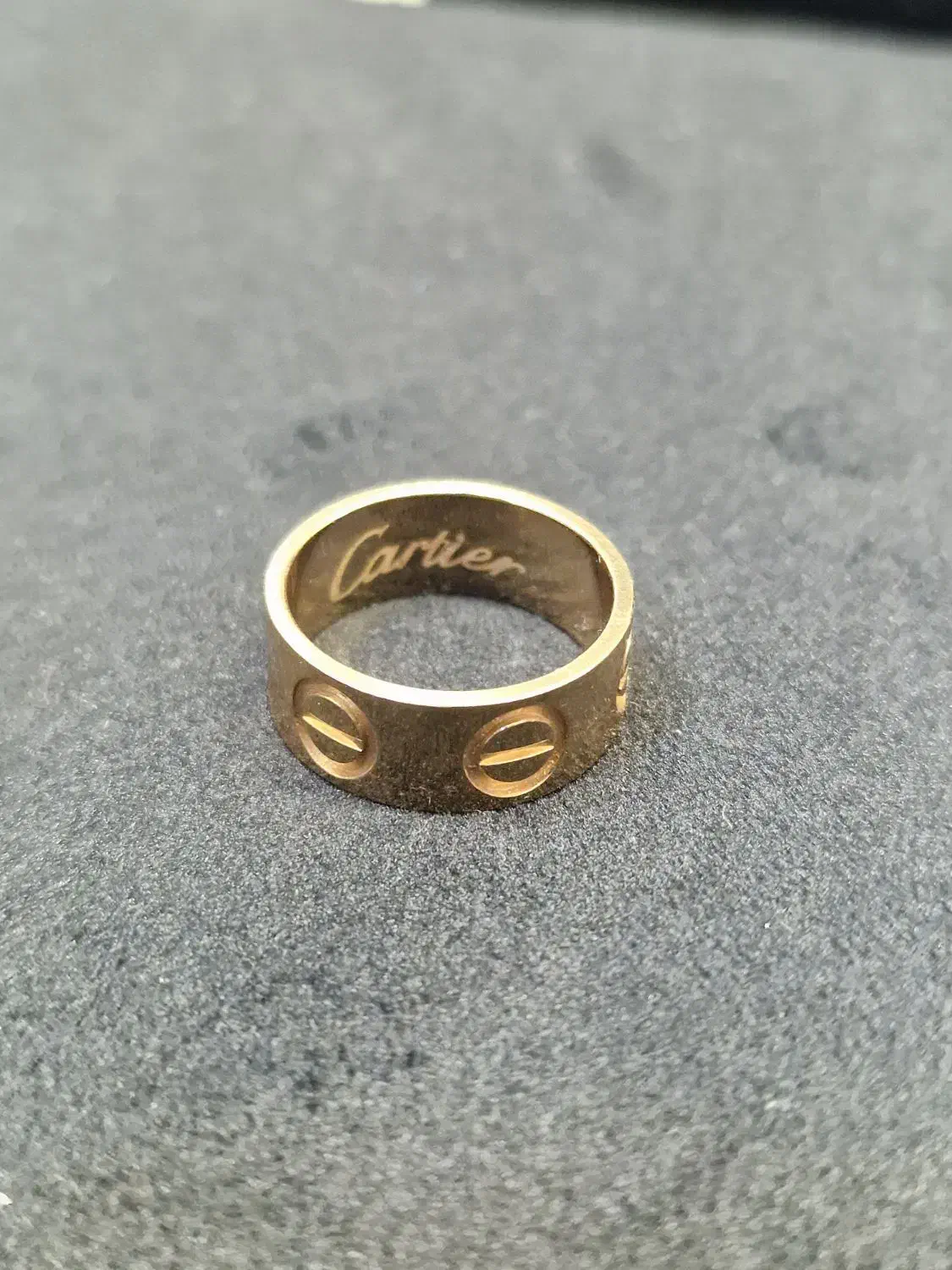 انگشتر کارتیر بدون اجرت بسیار زیبا|جواهرات|شیراز, شاهچراغ|دیوار