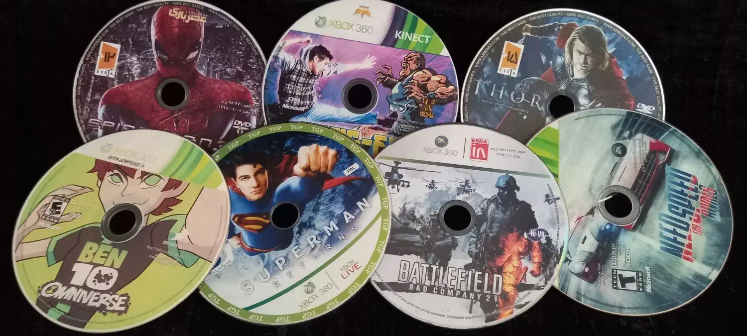CD X-box360|کنسول، بازی ویدئویی و آنلاین|شیراز, منطقه هوایی شهید دوران|دیوار