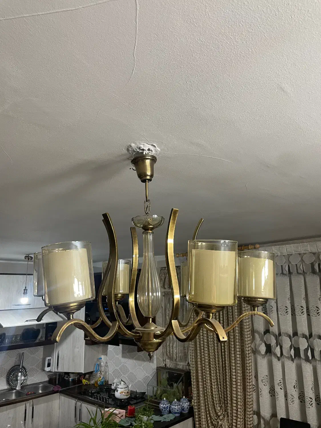 لوستر|لوستر و چراغ آویز|خاوران, |دیوار