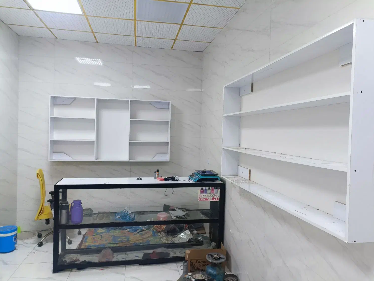 قفس برای دیور چهار عدد|کتابخانه، شلف، قفسه‌های دیواری|پارس‌آباد, |دیوار