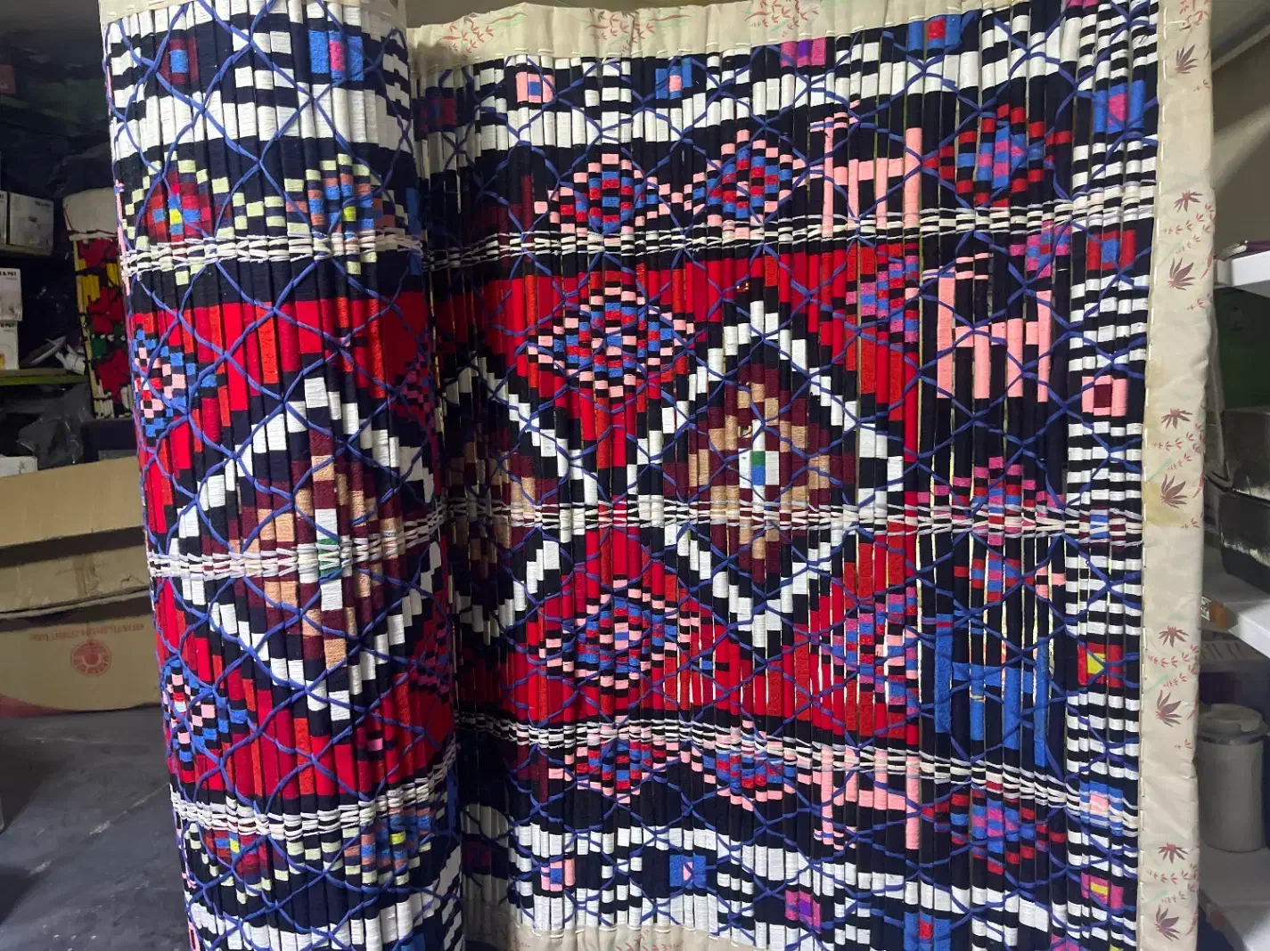 چیت|گلیم، جاجیم، گبه|جوانرود, |دیوار