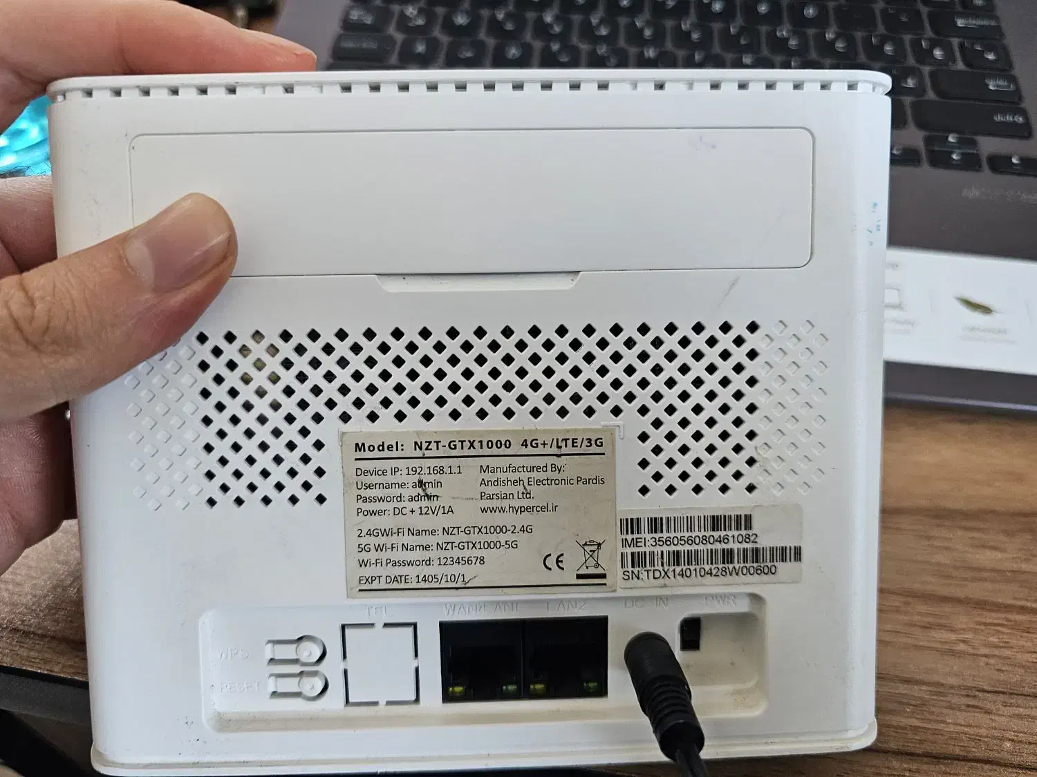 مودم 4.5G نزتک مدل GTX1000 با گارانتی هایپرسل|مودم و تجهیزات شبکه|قزوین, |دیوار