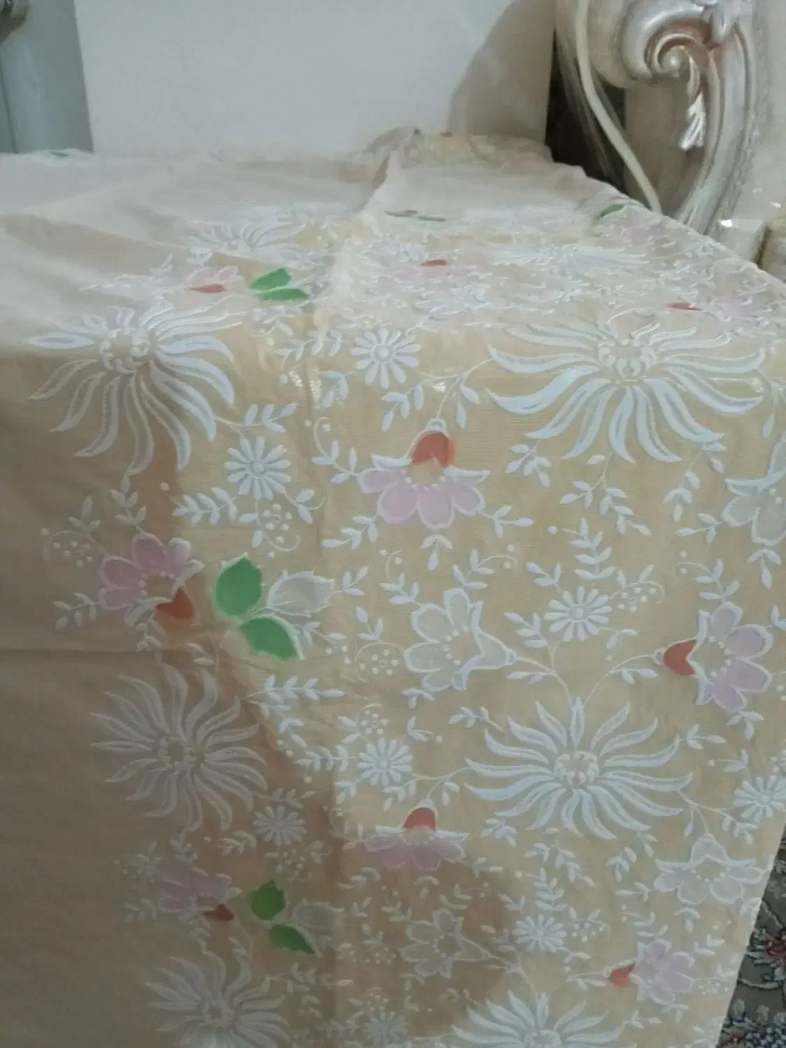 سفره رومیزی و سماور برقی|سفره، حوله، دستمال آشپزخانه|فردیس, قریشی|دیوار