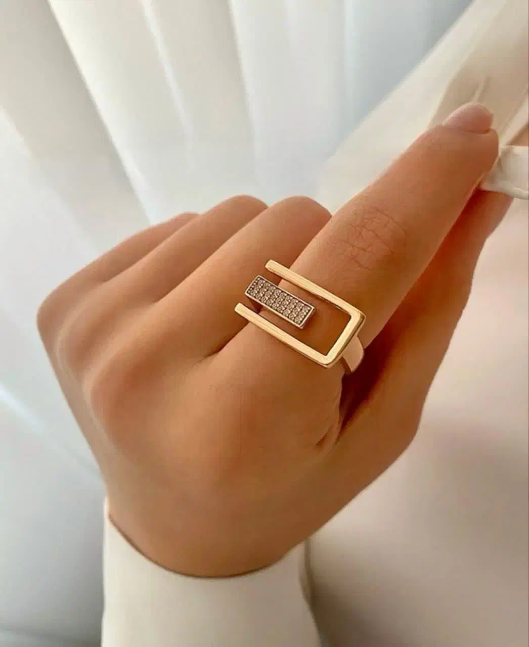 انگشتر شیک زنانه مشابه طلا|بدلیجات|تهران, پامنار|دیوار