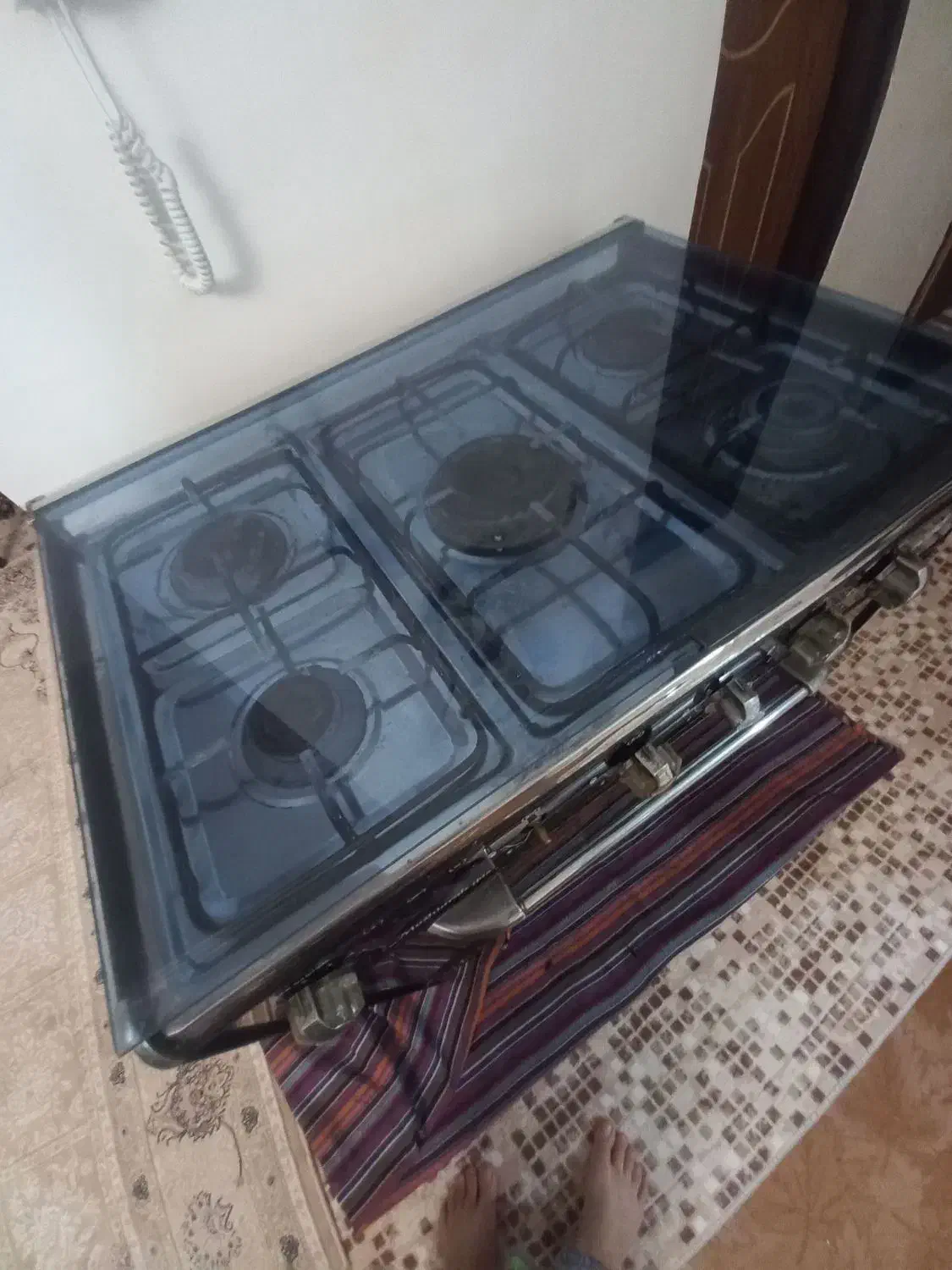 اجاق گاز طرح فر پنج شعله سینجر|اجاق گاز و لوازم برقی پختوپز|میانه, |دیوار