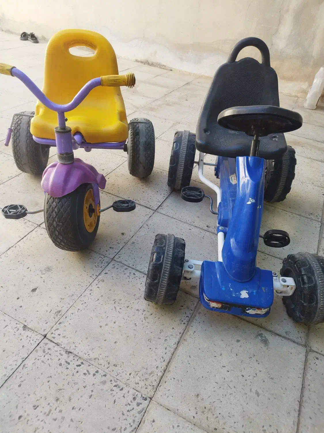 دو عدد سه چرخه و چهار چرخه|اسباببازی|ایلام, |دیوار