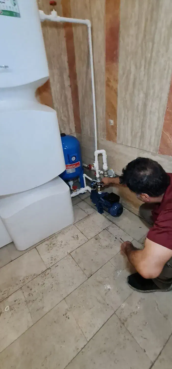 اجرت لوله کش و نصب پمپ با کنده کاری و برق ۵ پیروزی|خدمات پیشه و مهارت|تهران, نیروی هوایی (پیروزی)|دیوار