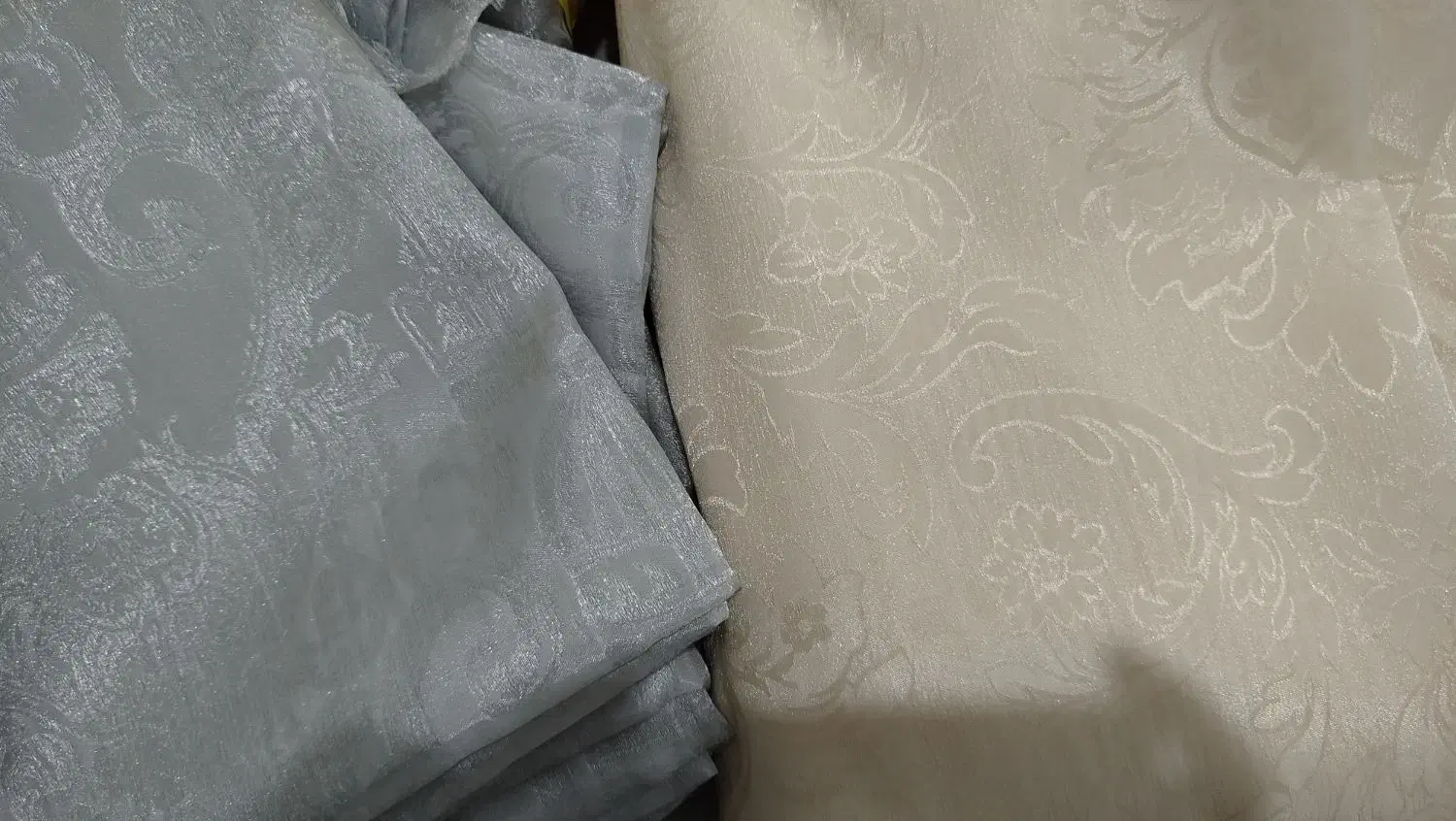 دو عدد پرده ندوخته|پرده، رانر، رومیزی|الشتر, |دیوار