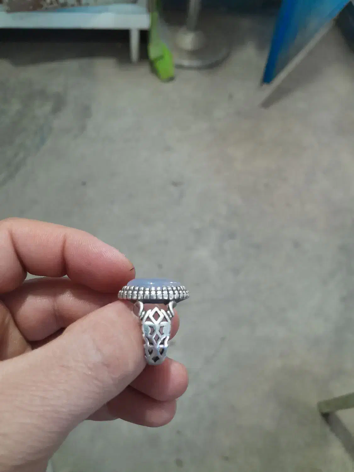 انگشتر نقره یمن کبود|جواهرات|سلفچگان, |دیوار