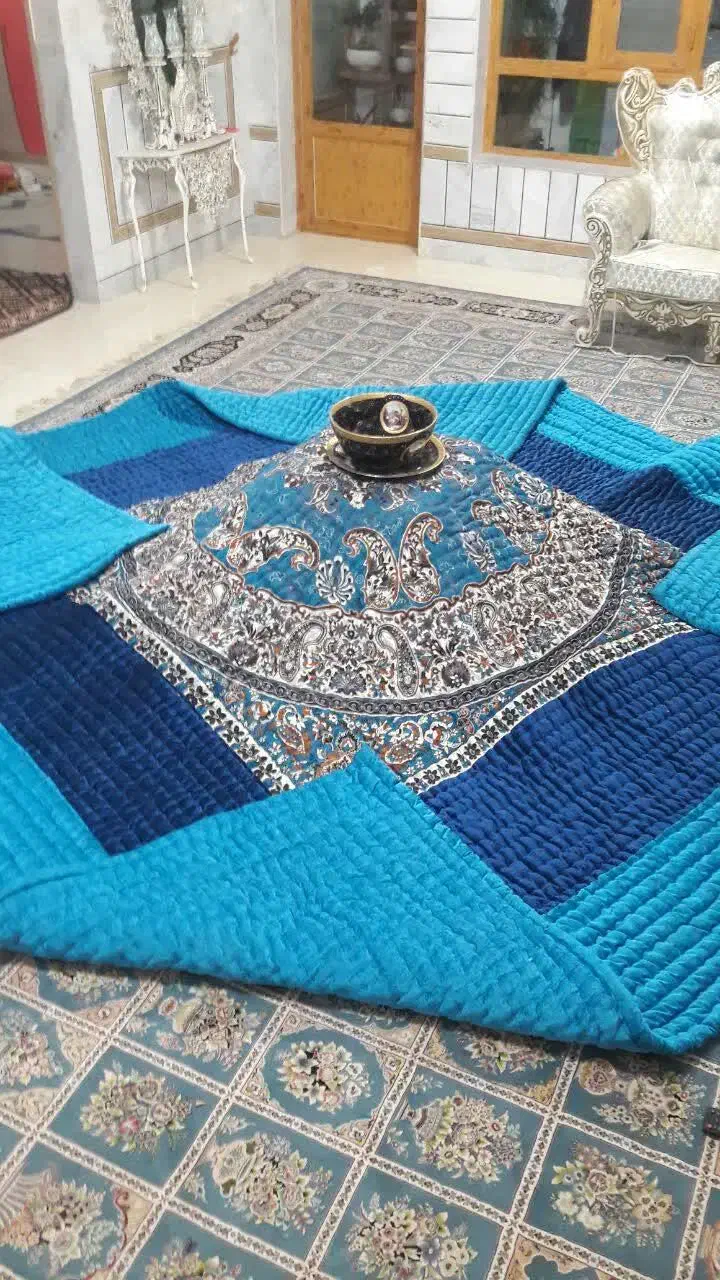 لحاف کرسی پنبه ای|رختخواب، بالش، پتو|خمینیشهر, |دیوار