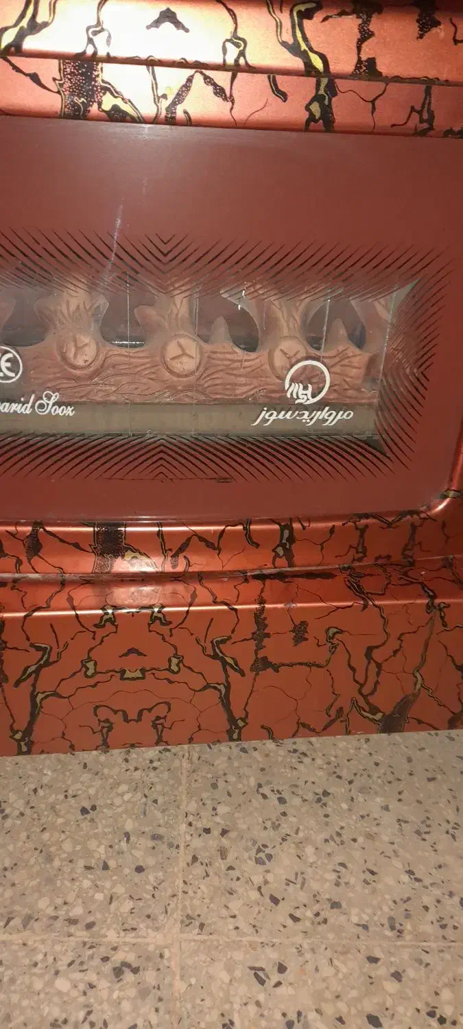 بخاری طرح شومینه|بخاری، هیتر، شومینه|بروجرد, |دیوار