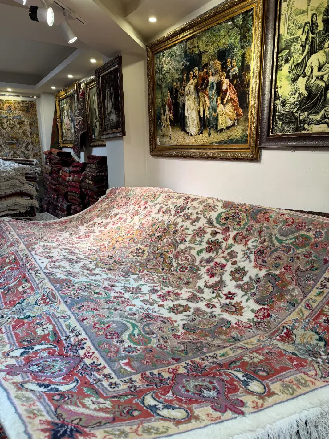 جفت فرش خطیبی گل ابریشم|فرش|تهران, پرواز|دیوار