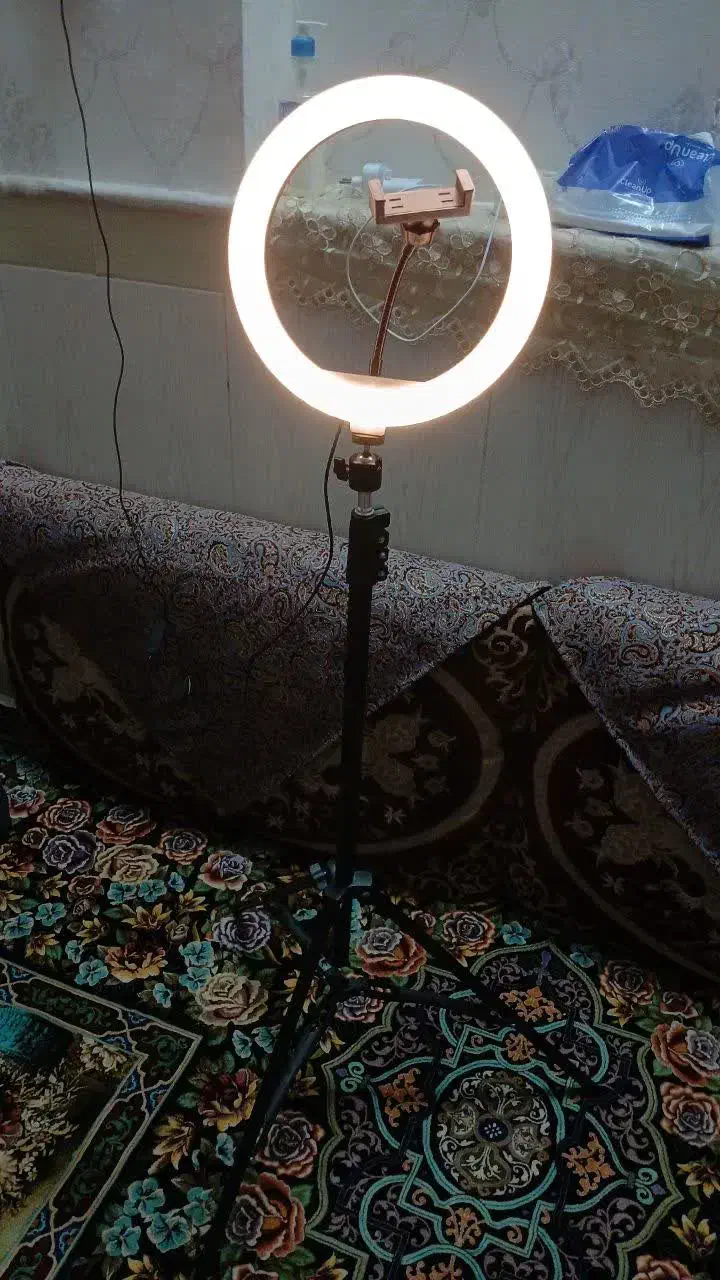 رینگ لایت 12 اینچ، سه حالته|دوربین عکاسی و فیلم‌برداری|قم, بنیاد|دیوار