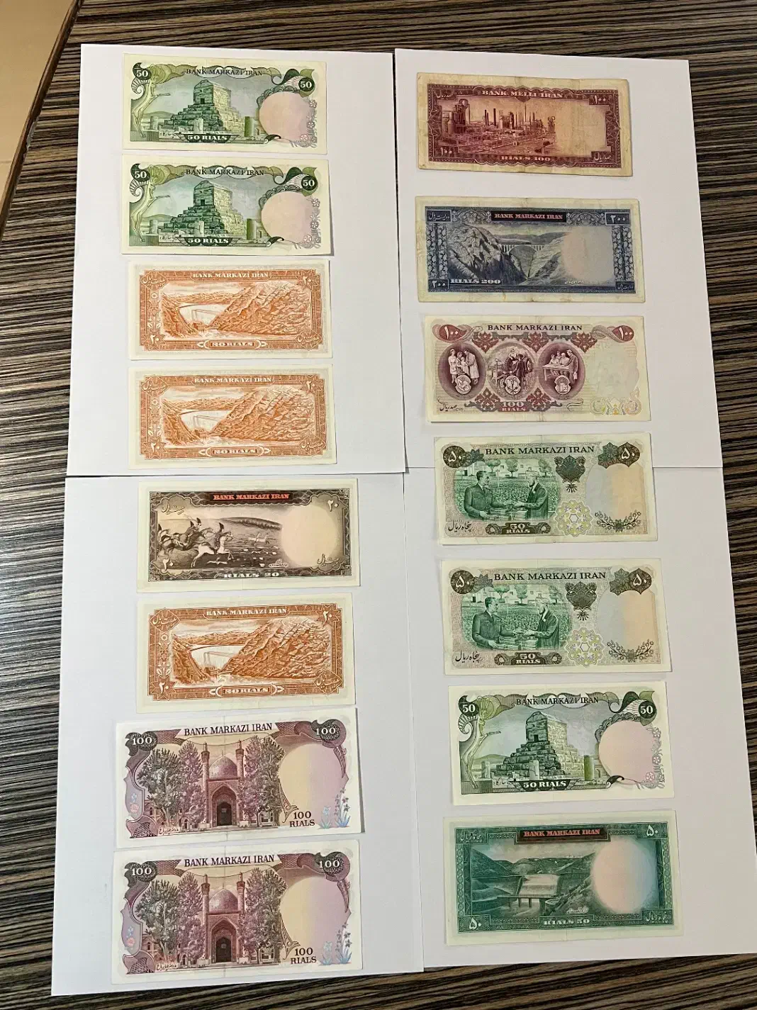 ۱۵ برگ اسکناس شاهی کیفیت بالا|کلکسیون سکه، تمبر، اسکناس|کرمانشاه, |دیوار
