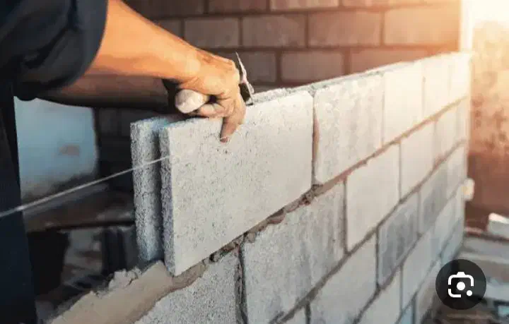 بنایی ساختمان دیوارچینی سیمانکاری سیاه و سفید|خدمات پیشه و مهارت|نوشهر, |دیوار