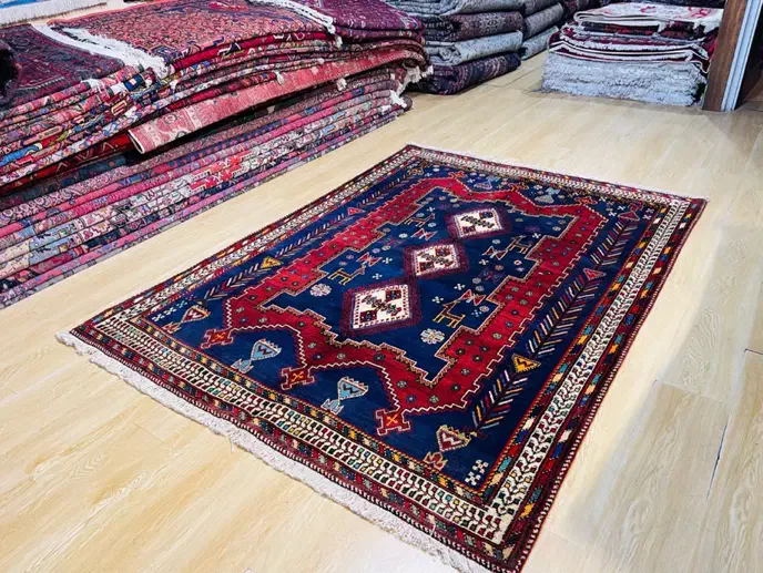 پرده ای سیرجان تمام رنگ گیاهی|فرش|تهران, سلسبیل شمالی|دیوار