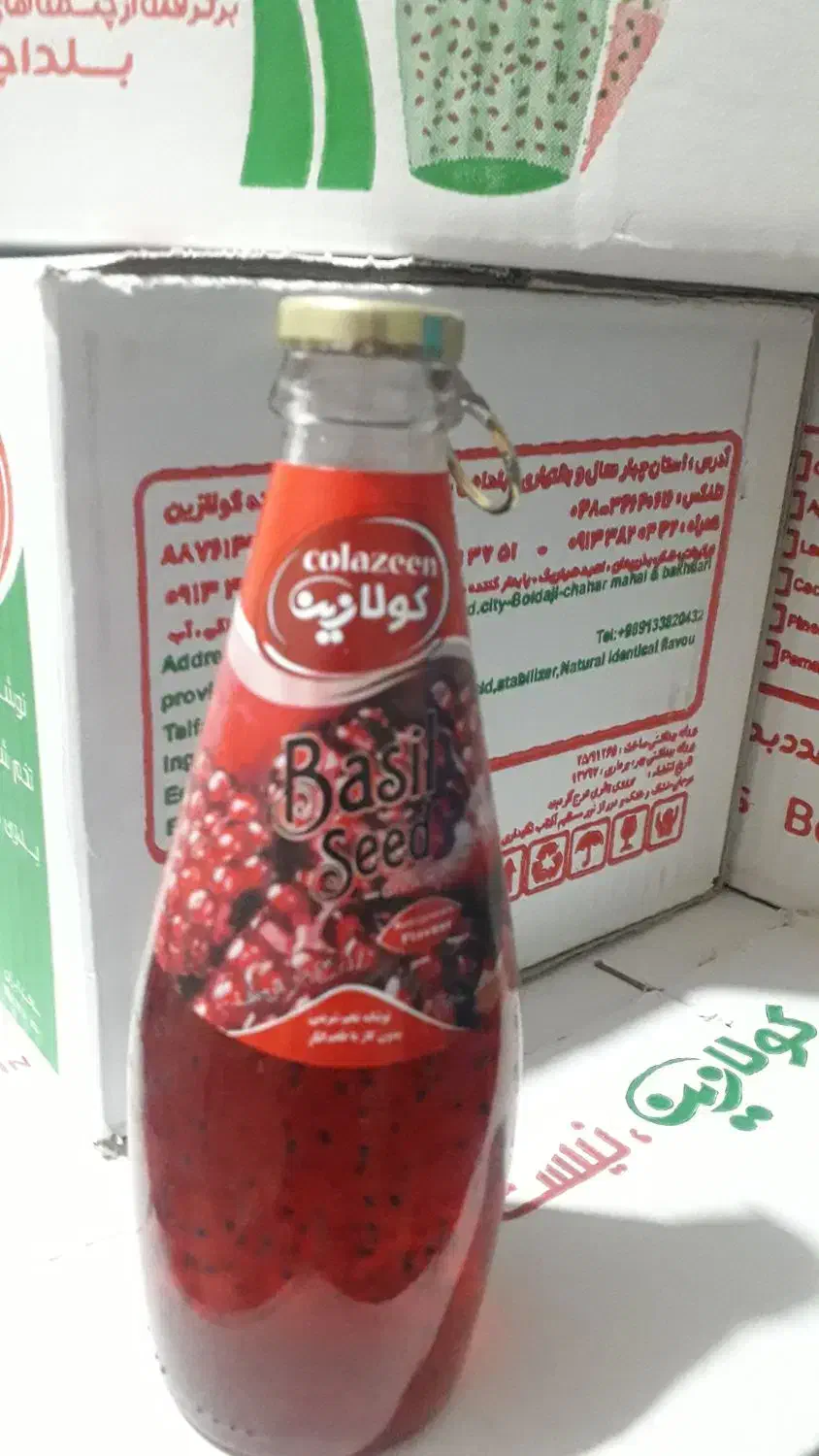 نوشیدنی تخم شربتی شیشه ی خوش طعم|خوردنی و آشامیدنی|اهواز, بهارستان|دیوار