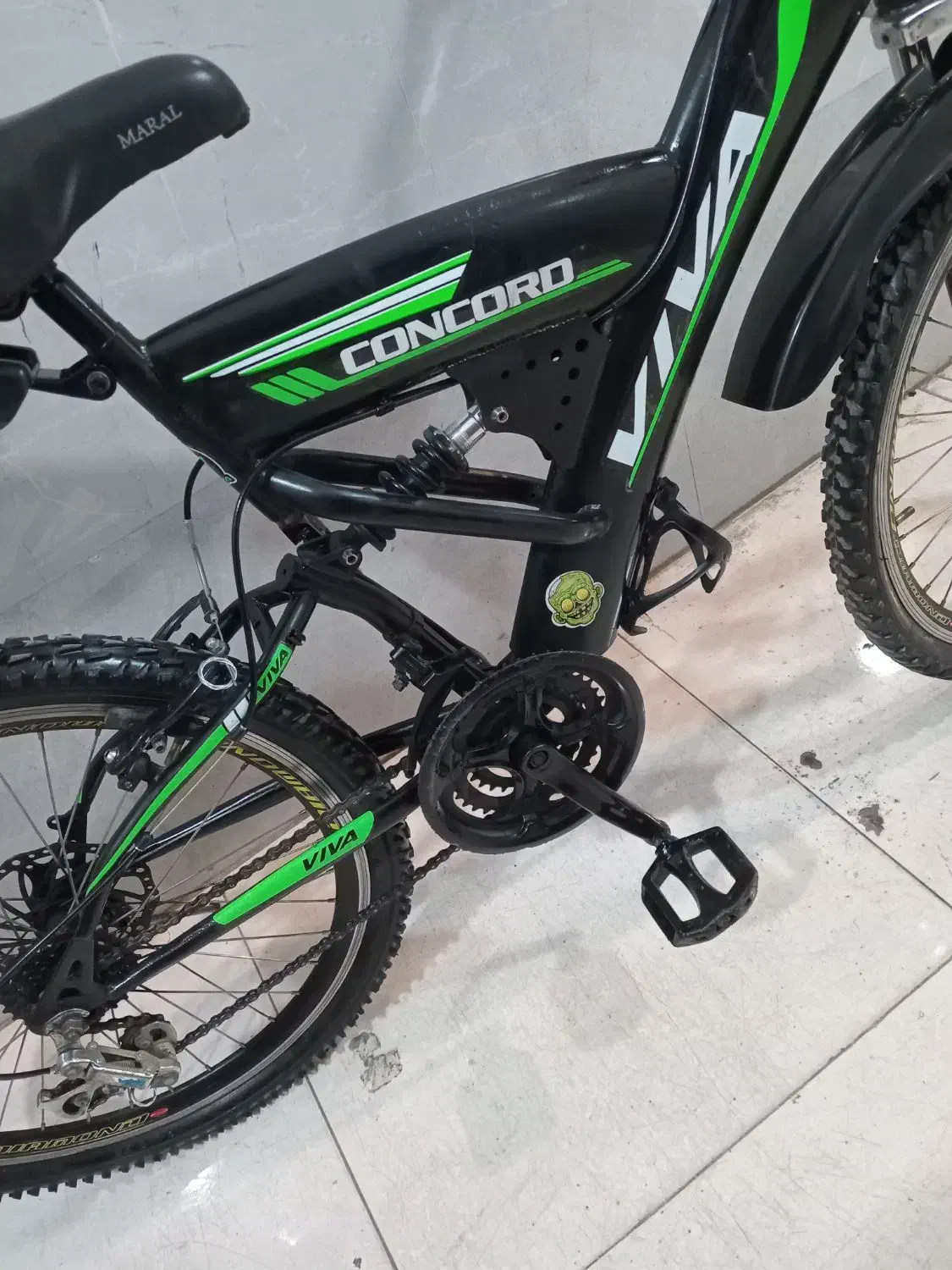 دوچرخه 24 کمک فنردار دنده ای|دوچرخه، اسکیت، اسکوتر|تهران, شهرک شریفی|دیوار