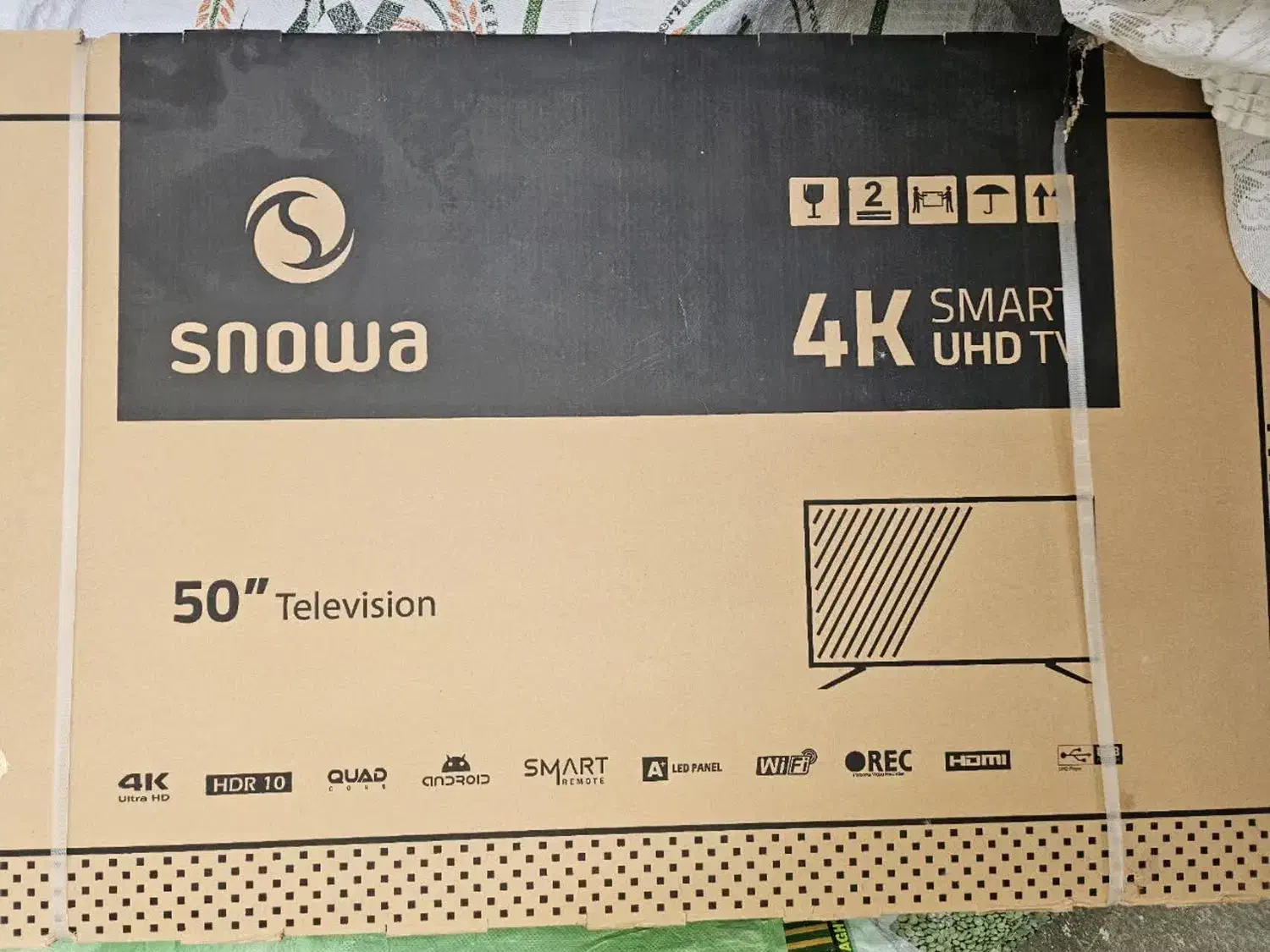 LED اسنوا ۵۰ اینچ|تلویزیون و پروژکتور|رامشه, |دیوار