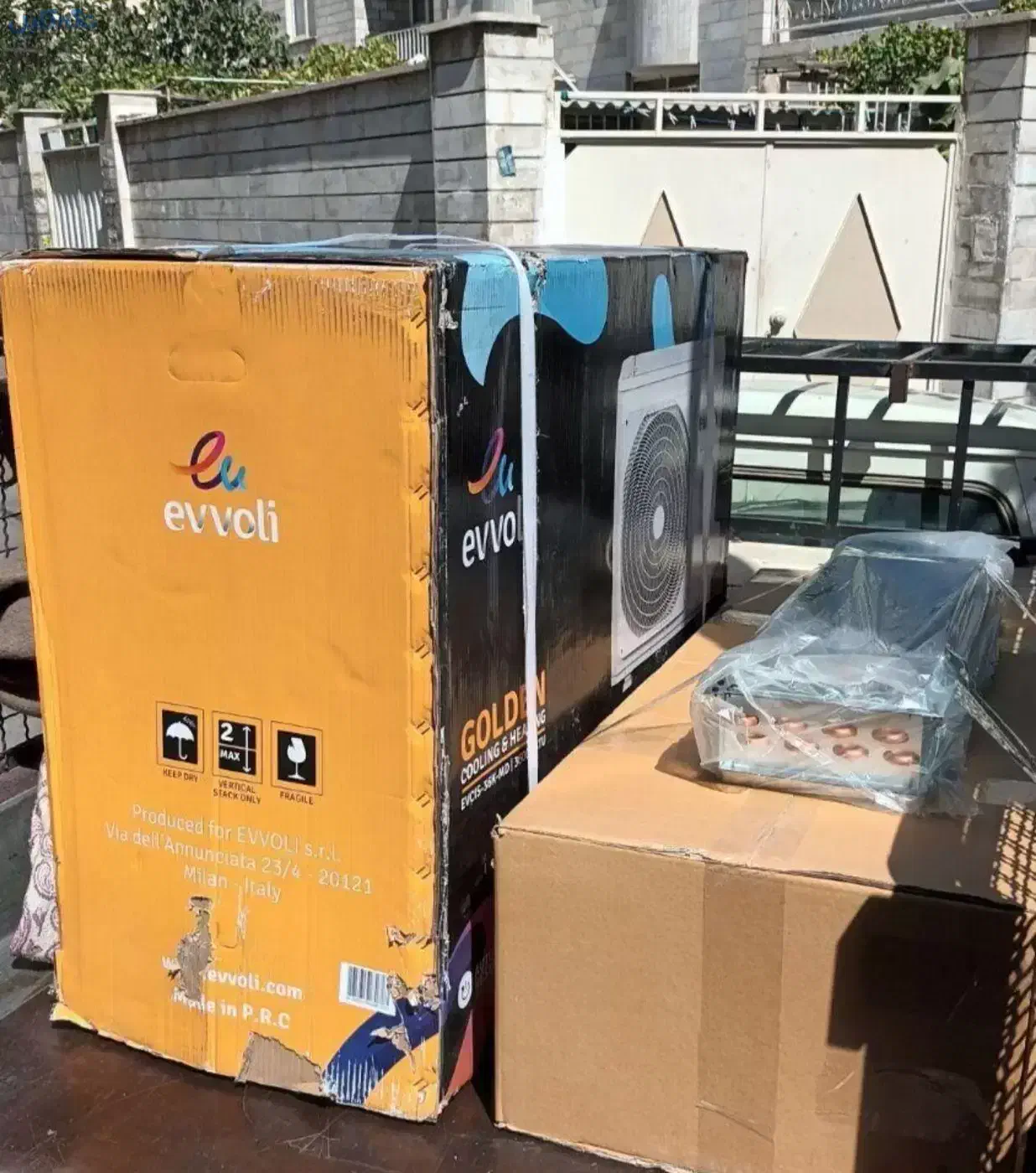 داکت ایوولی و هایسنس قیمت قدیم|کولر گازی و فن‌کوئل|تهران, توحید|دیوار