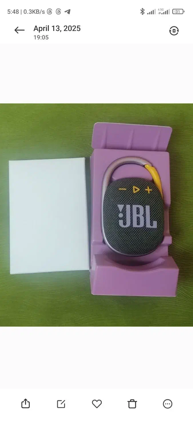 اسپیکر jbl clip4|پخش‌کننده همراه|شیراز, شهرک گلستان|دیوار