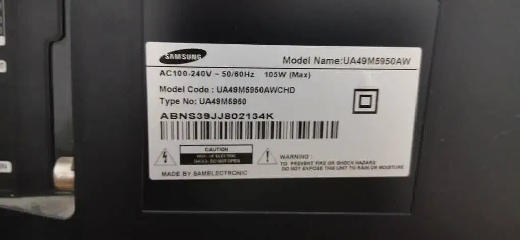 تلویزیون سامسونگ ۴۹ اینچ|تلویزیون و پروژکتور|نسیمشهر, |دیوار