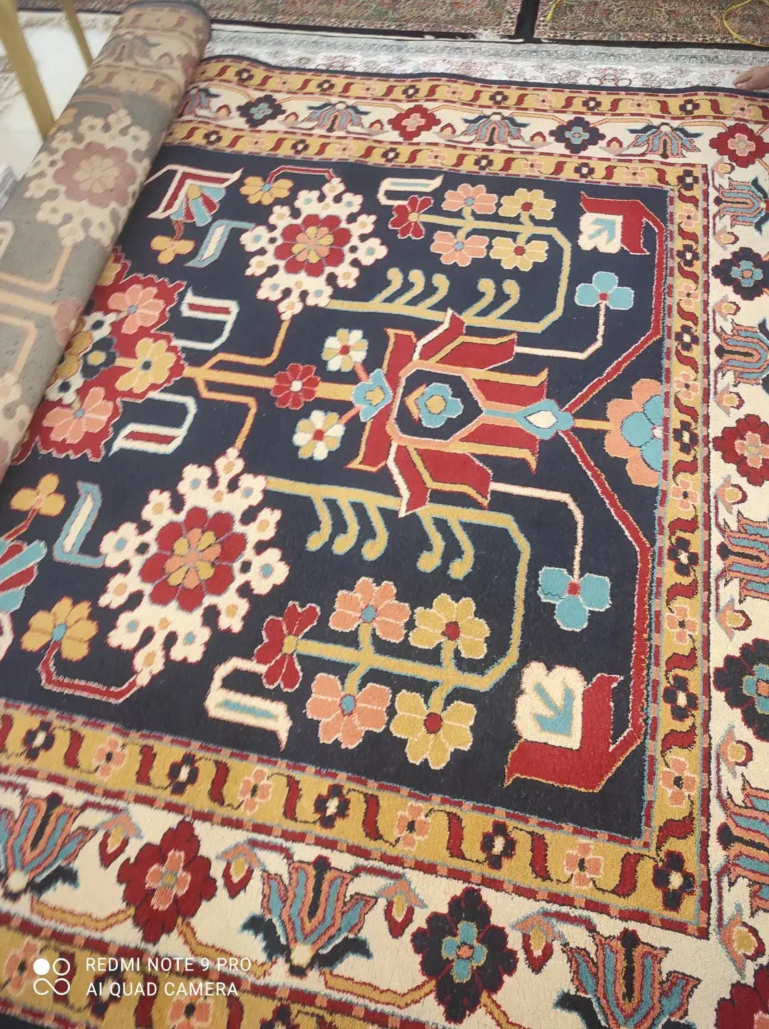 گلیم فرش ۹متری|گلیم، جاجیم، گبه|سنندج, |دیوار