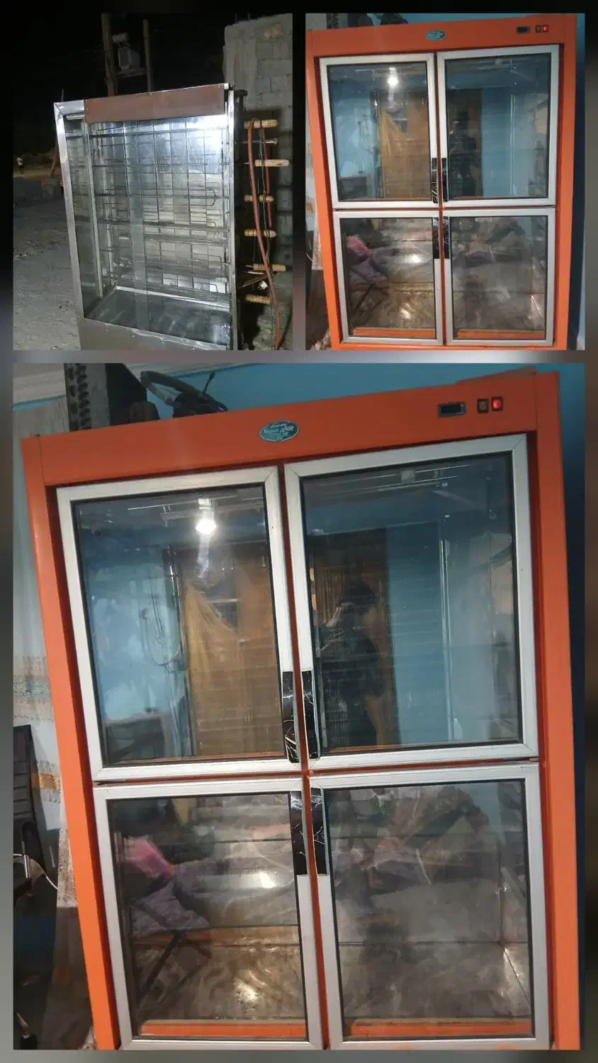 یخچال ویترینی و دستگاه پاچینی جوجه گردان شیش سیخ|کافیشاپ و رستوران|قلعه قاضی, |دیوار