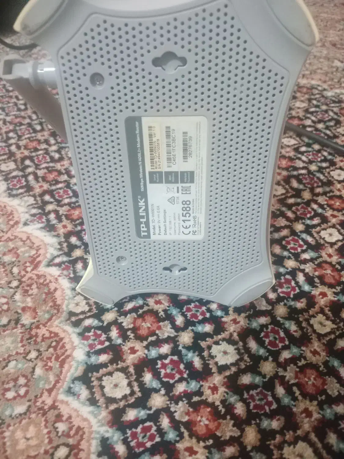 فروش مودم کاملا سالم و بدون آداپتور|مودم و تجهیزات شبکه|خوی, |دیوار