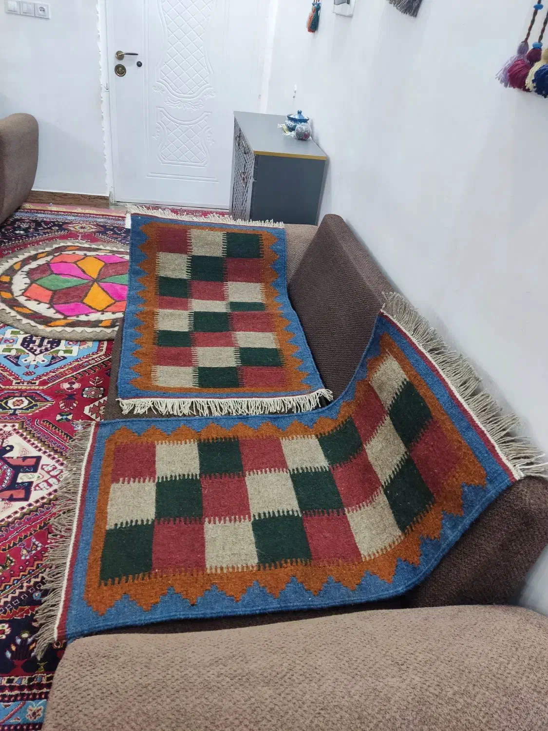 گلیم های ۶۰در۱۰۰جفتی|گلیم، جاجیم، گبه|یاسوج, |دیوار