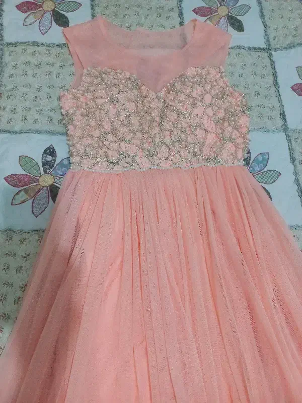 لباس مجلسی مروارید دوزی دامن تور|لباس|قرچک, پارس سرام|دیوار