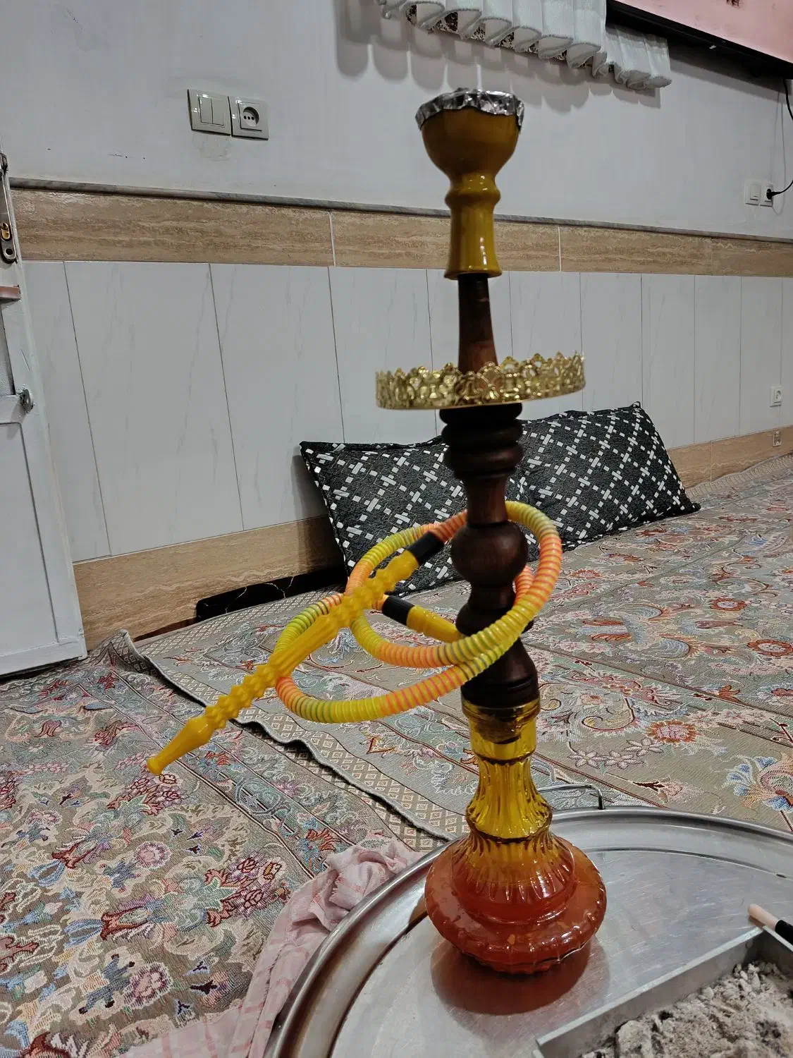 قلیان دوسیب سالم کام الی بدونه ترک به شرط|کلکسیون و سرگرمی|قم, انسجام|دیوار