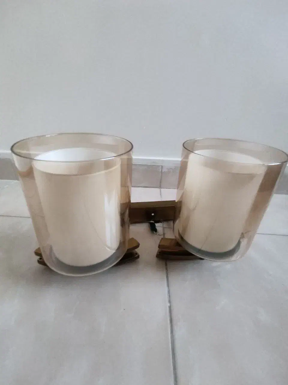 دو عدد دیوار کوب مدرن (2 شاخه و تک شاخه)|لوستر و چراغ آویز|تهران, افسریه جنوبی|دیوار