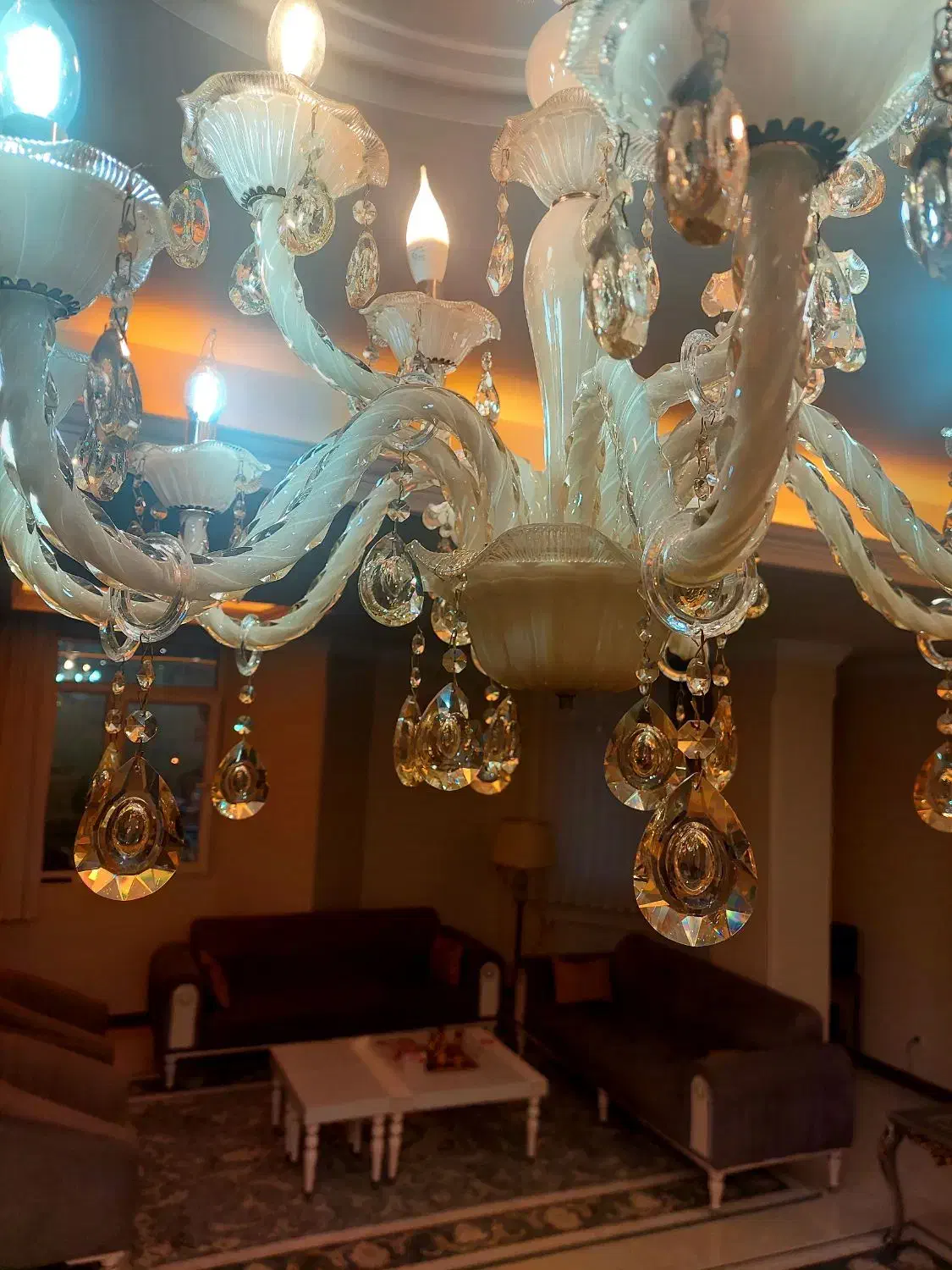 لوستر کریستال|لوستر و چراغ آویز|تهران, والفجر (افسریه)|دیوار