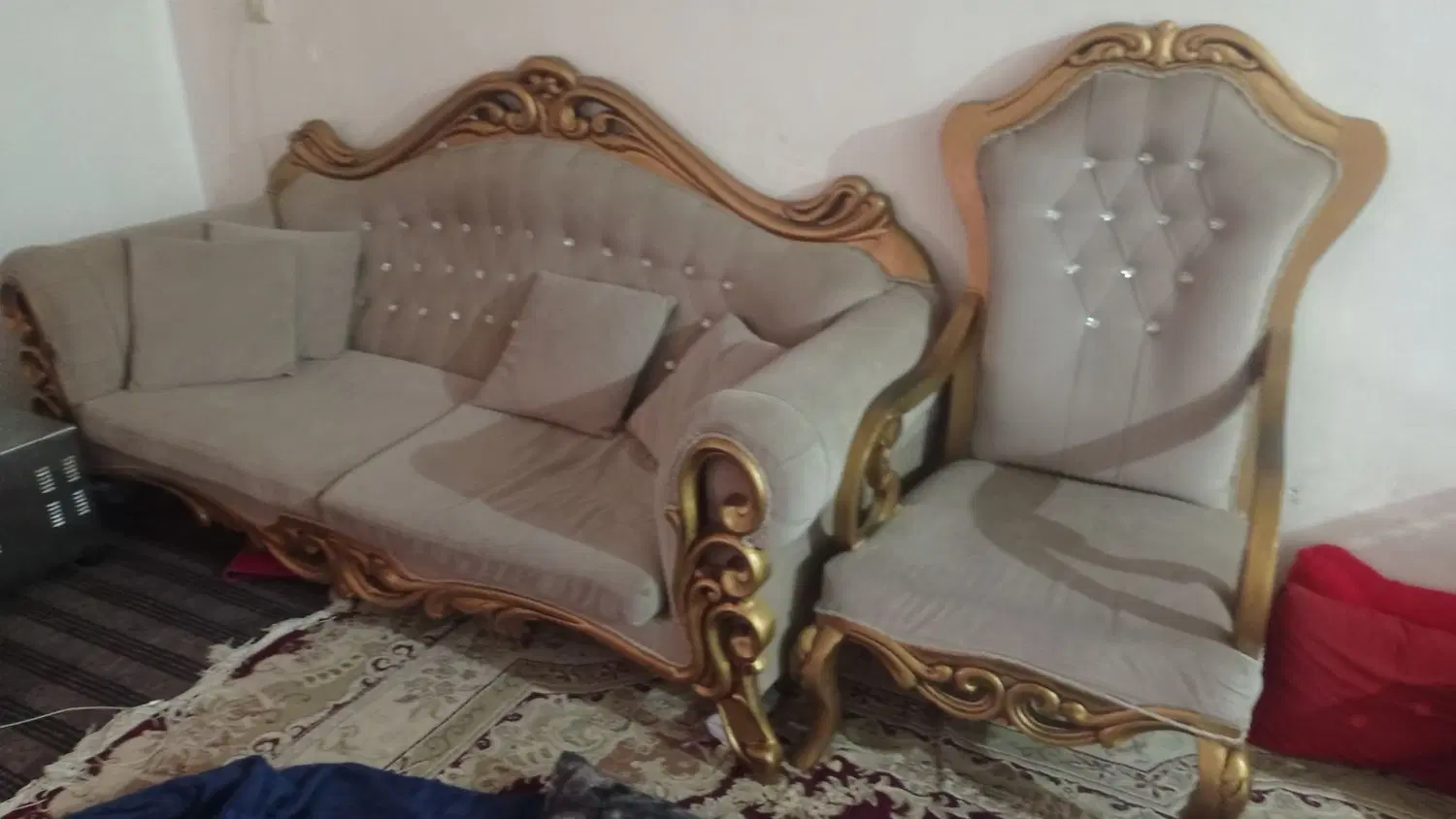 مبل 7نفره|مبلمان خانگی و میز عسلی|آزادشهر, |دیوار