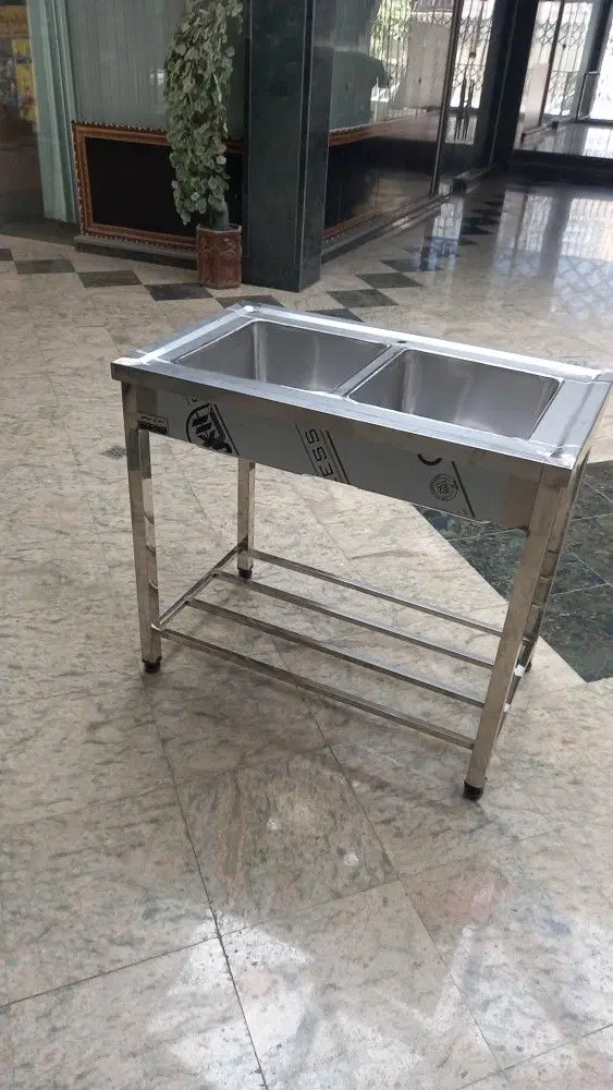 میزکار استیل/سینک ظرفشویی صنعتی/قفسه استیل|کافی‌شاپ و رستوران|تهران, یافت آباد جنوبی|دیوار