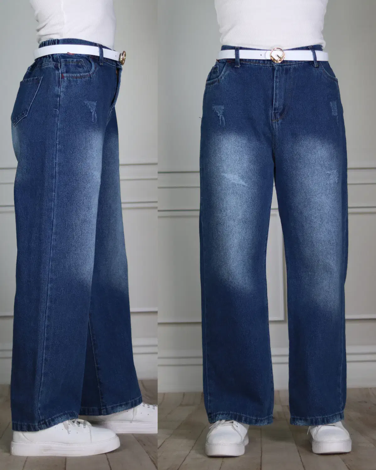 شلوار لی نیم بگ|لباس|یزد, |دیوار