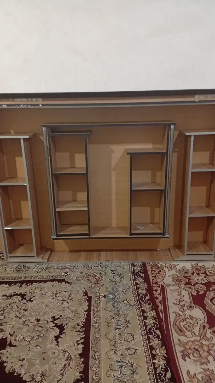 دکور|کتابخانه، شلف، قفسههای دیواری|برازجان, |دیوار