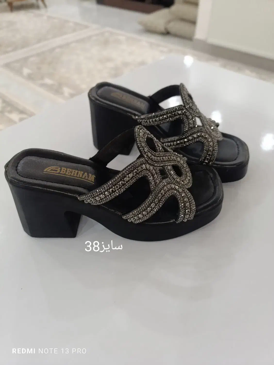 کفش دمپایی مجلسی زنانه در حد نو|کیف، کفش، کمربند|ارومیه, |دیوار